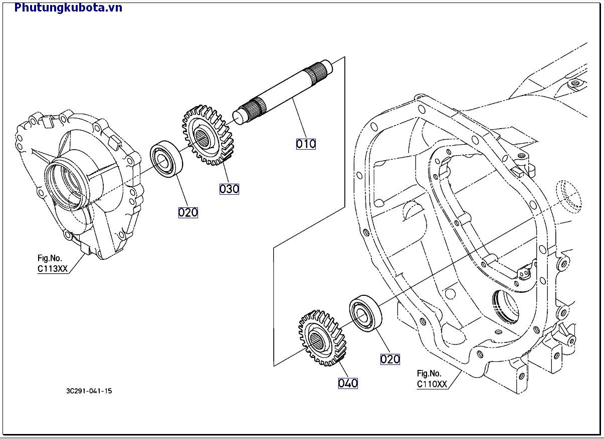 Trục con thoi mới 10001 -.49999
